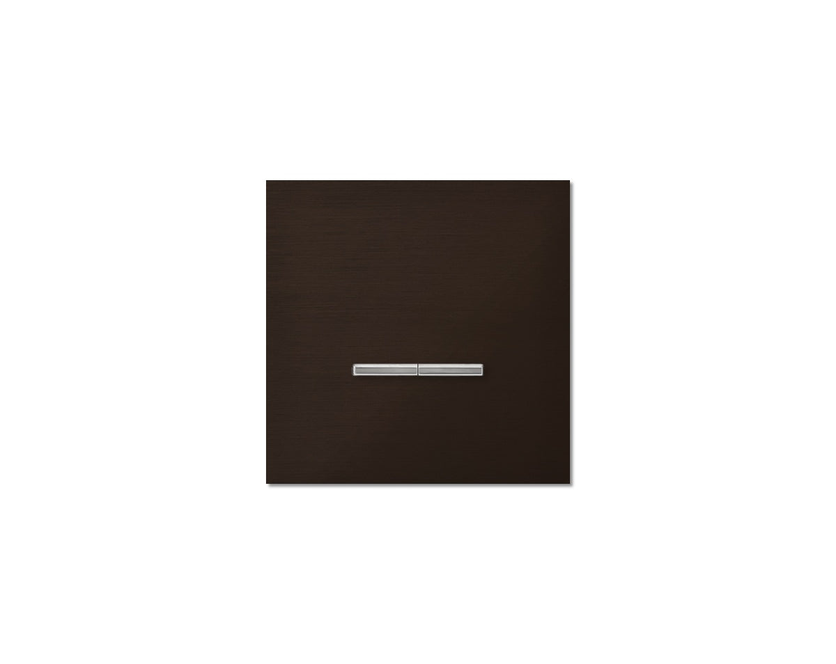 Chopin - 1-gang - bronze - dual levers chrome without LED
