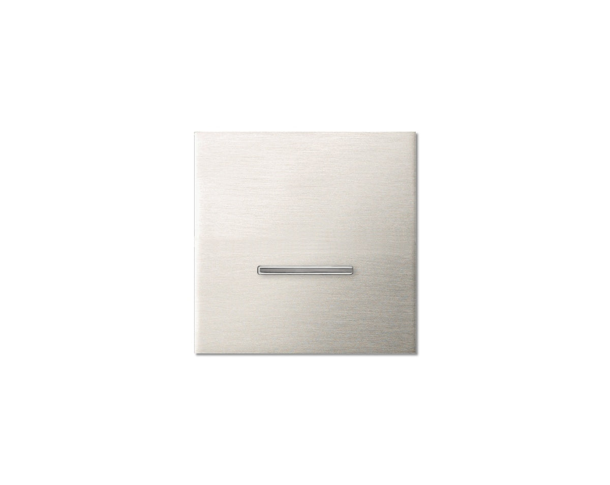 Chopin - 1-gang - brushed nickel - single lever chrome without LED