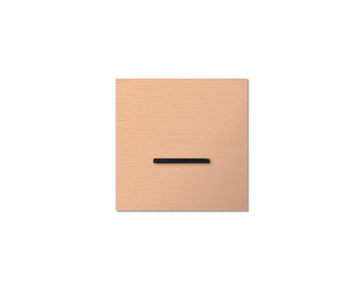 Chopin - 1-gang - rosé - single lever black without LED