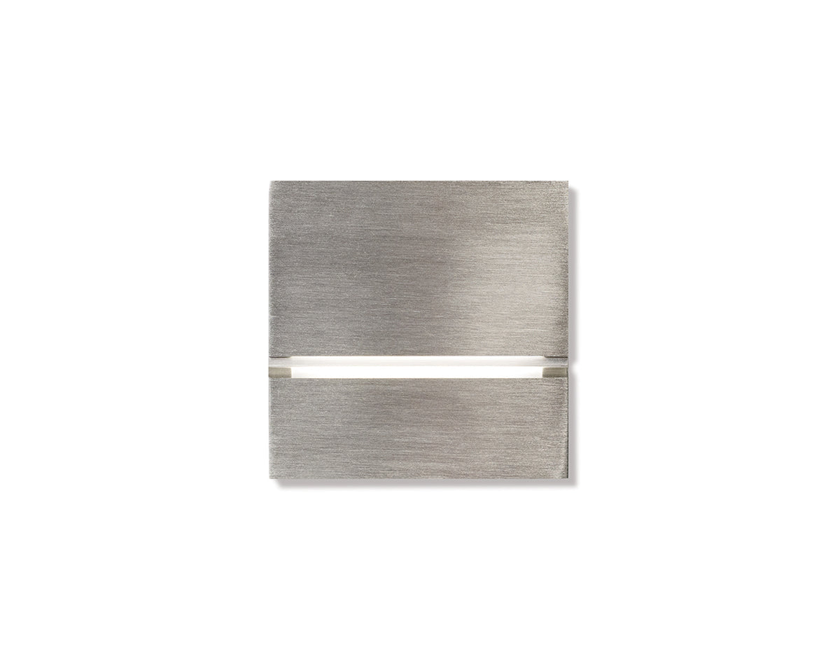Via front - brushed nickel