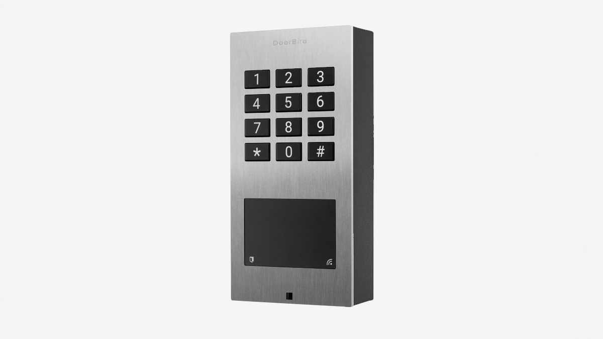 DoorBird A1121 IP Access Control Device, Keypad and RFID, Surface-mount – Stainless steel V2A