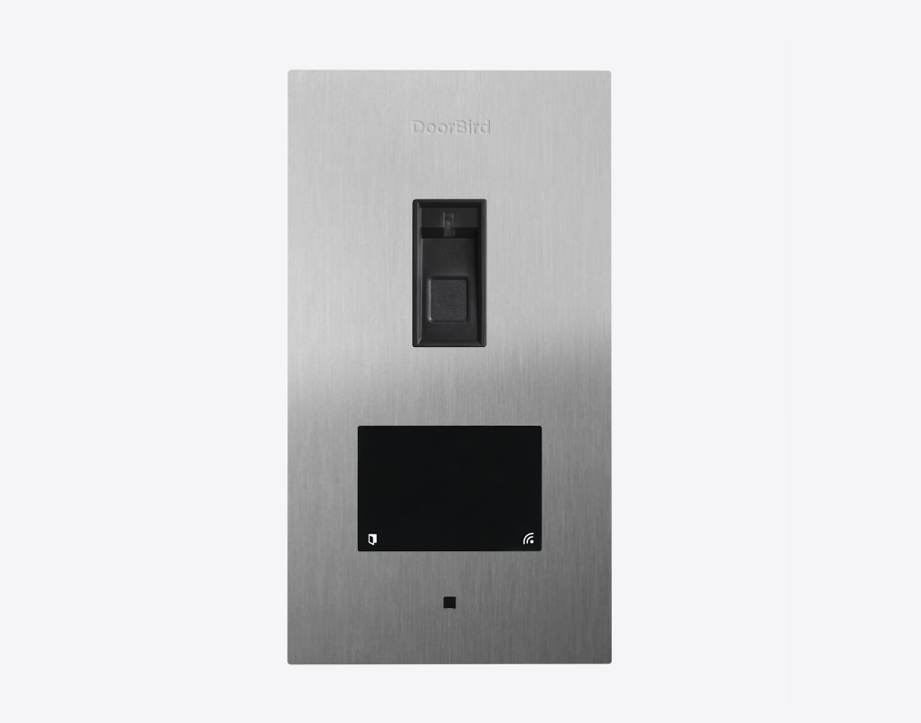 DoorBird A1122 IP Access Control Device, Fingerprint and RFID, Flush-mount – Stainless steel V2A