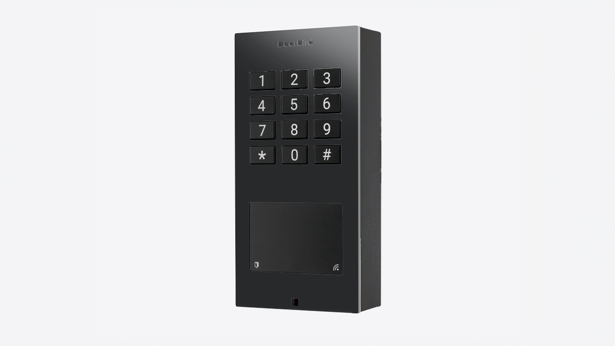 DoorBird A1121 IP Access Control Device, Keypad and RFID, Surface-mount – Graphite black