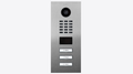 DoorBird D2203V IP Video Intercom, 3 Call Buttons – Stainless steel V2A
