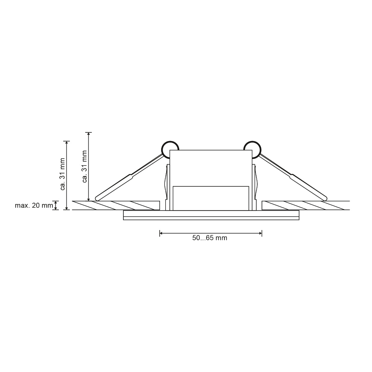 Elsner Intra-Sewi KNX TH-L-Pr, pure white