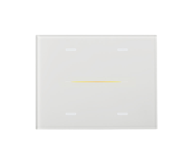 Single Glass - 4 Ch. - 3 Modules - White – Eelectron