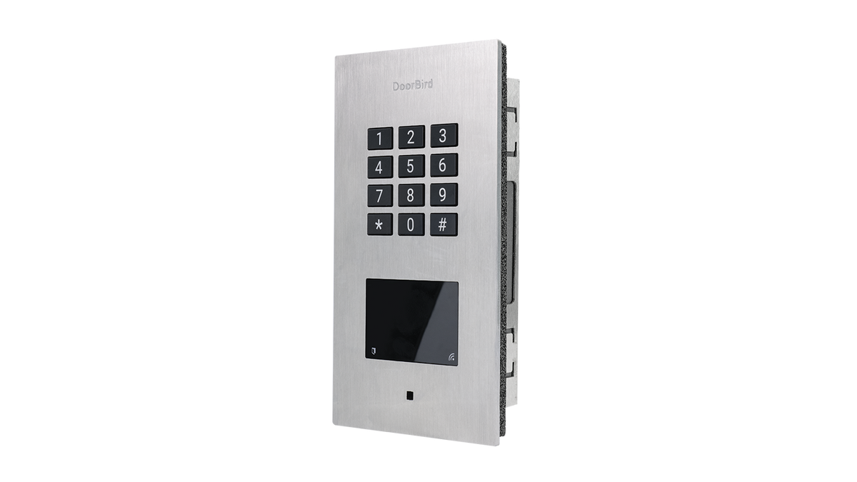 DoorBird A1121 IP Access Control Device, Keypad and RFID, Flush-mount