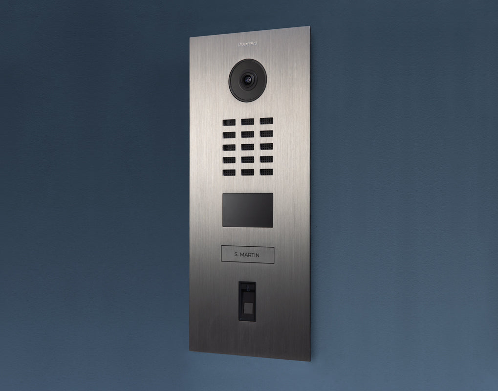 DoorBird D2201FV Fingerprint 50 IP Video Intercom, 1 Call Button, with Fingerprint Reader