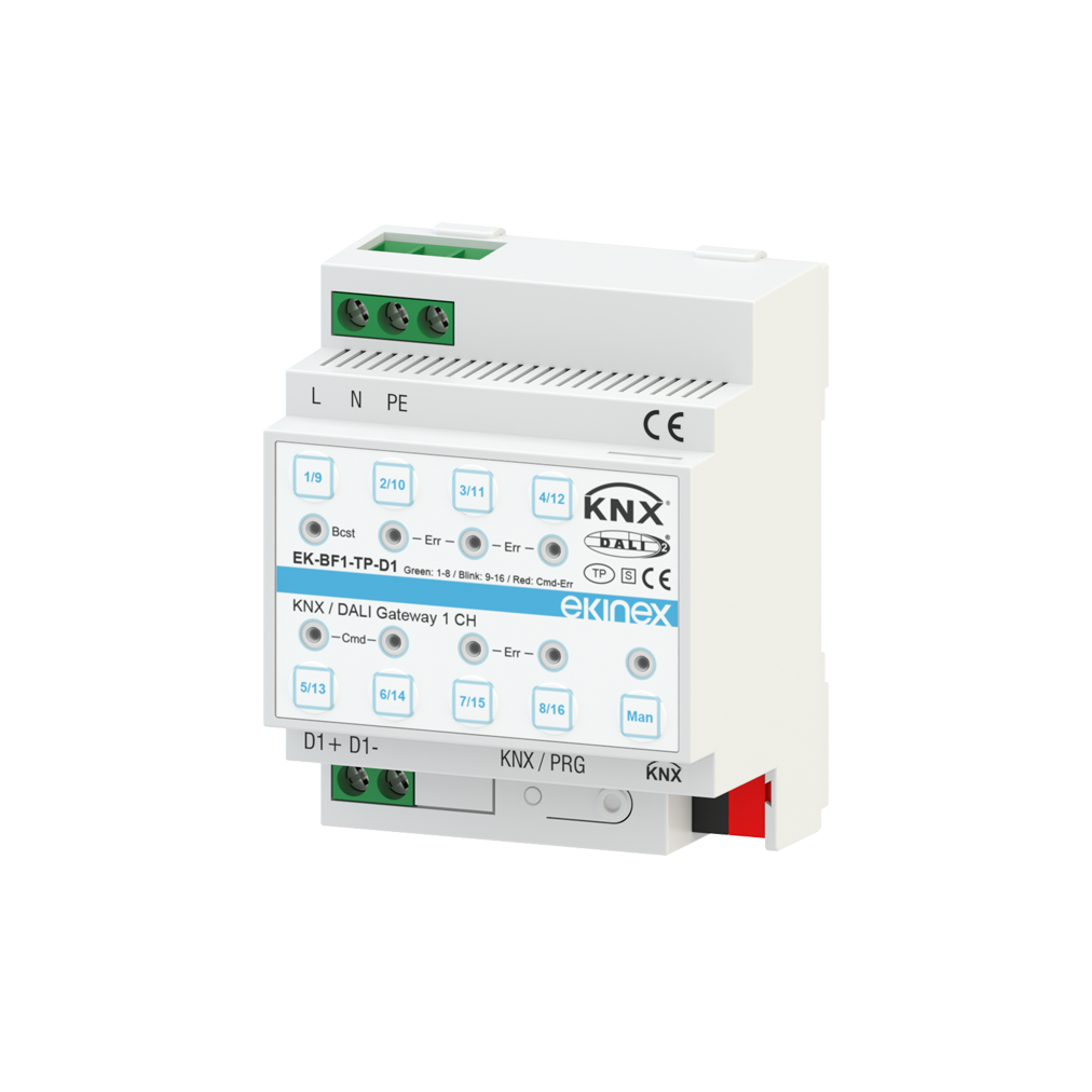 Gateway KNX / DALI 1 channel - Ekinex