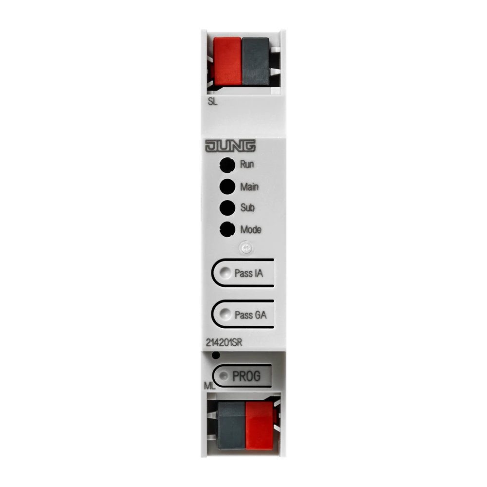 KNX area / line coupler, rail mounting device, 1 rail units