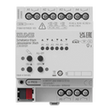 KNX switch actuator 6-gang, KNX blinds actuator 3-gang, 16 A / 140 µF, rail mounting device, 4 rail units, Secure