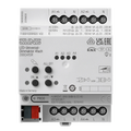 KNX LED universal dimming actuator, 4-gang, rail mounting device, 4 rail units