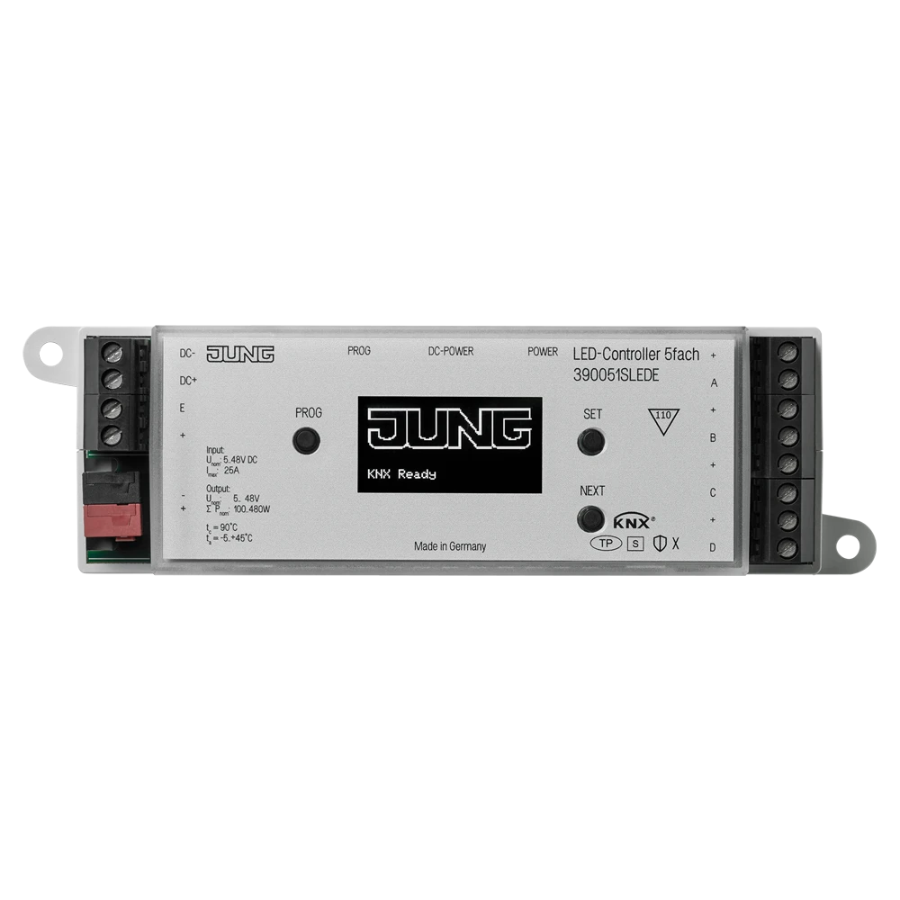 KNX LED controller 5-gang, built-in