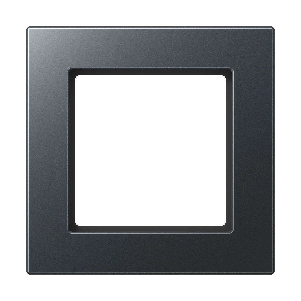 JUNG A 550 frame, 1-gang, matt anthracite