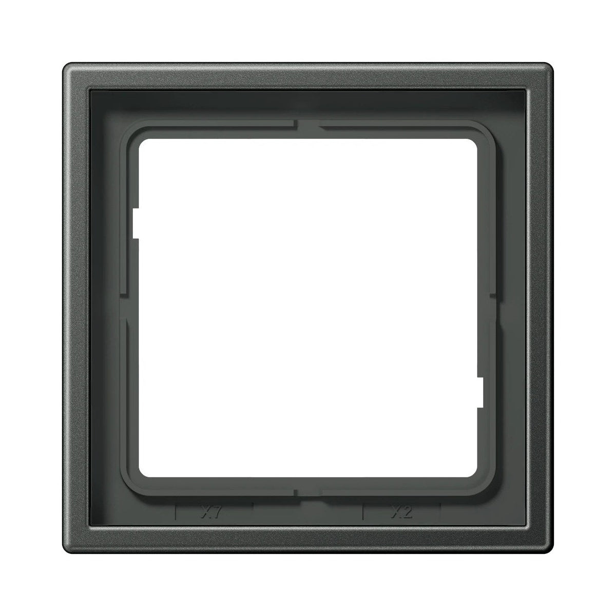 JUNG LS 990 metal frame, 1-gang, anthracite
