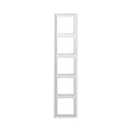 JUNG LS 990 frame, 5-gang, white