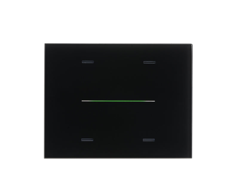 Single Glass - 4 Ch. - 3 Modules - Black – Eelectron