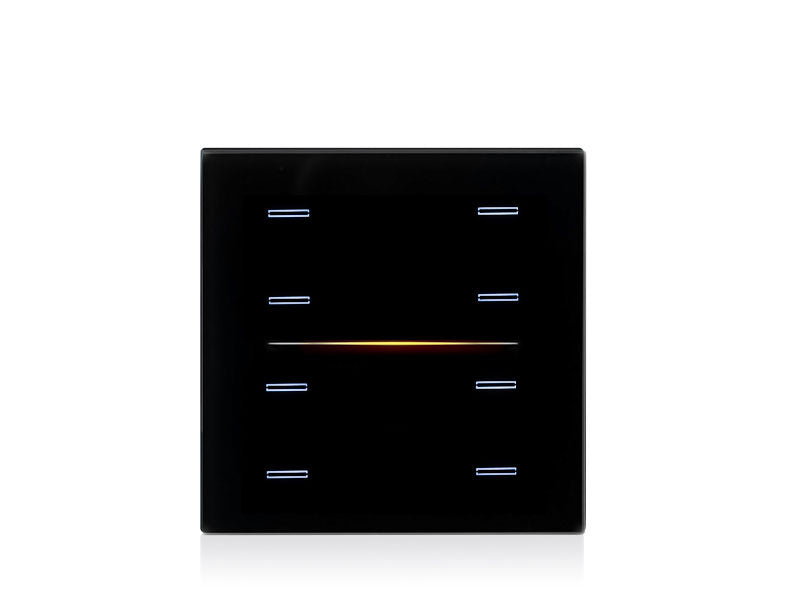 Finished look with a 9025 glass front, black (glass sold separately)