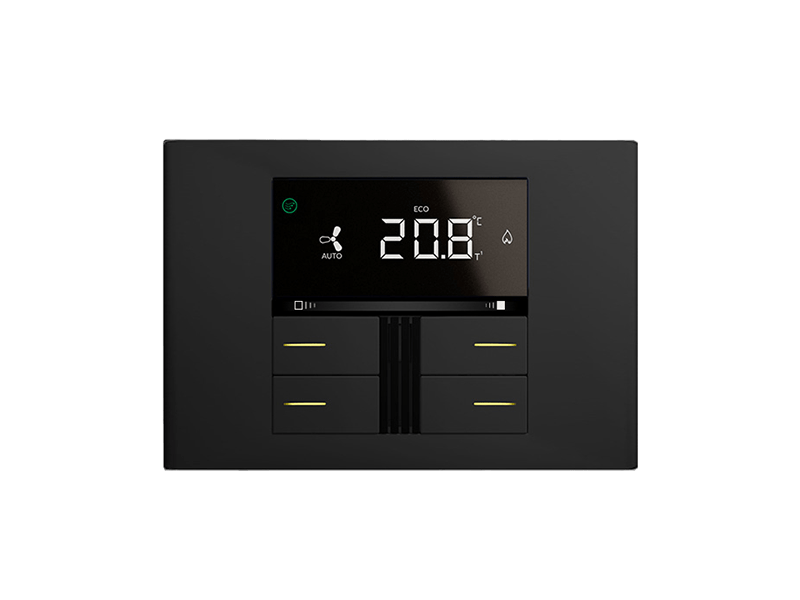 Eelectron OL-U KNX мультисенсор, 4 кнопки / 4 канала, RGB-свайп, чёрный