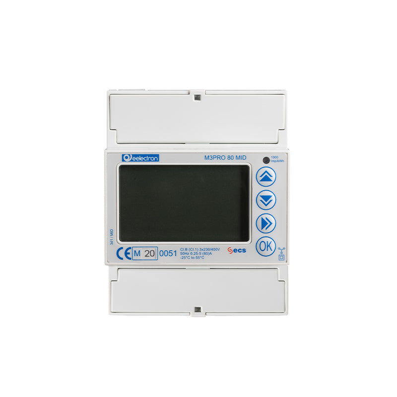 Energy Meter Three Phase 80A - Mid – Eelectron