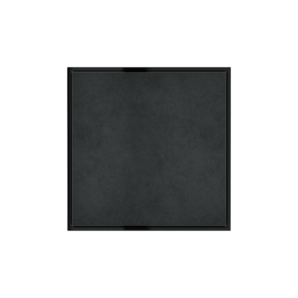 Wall mount speaker, 50W, 60-21KHZ, black lacquered aluminium, black fabric - Ekinex