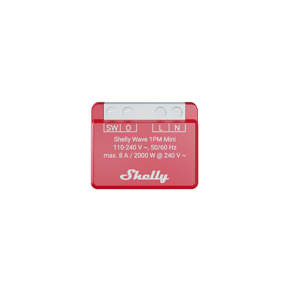 Shelly Wave 1PM Mini LR - Shelly smart relay
