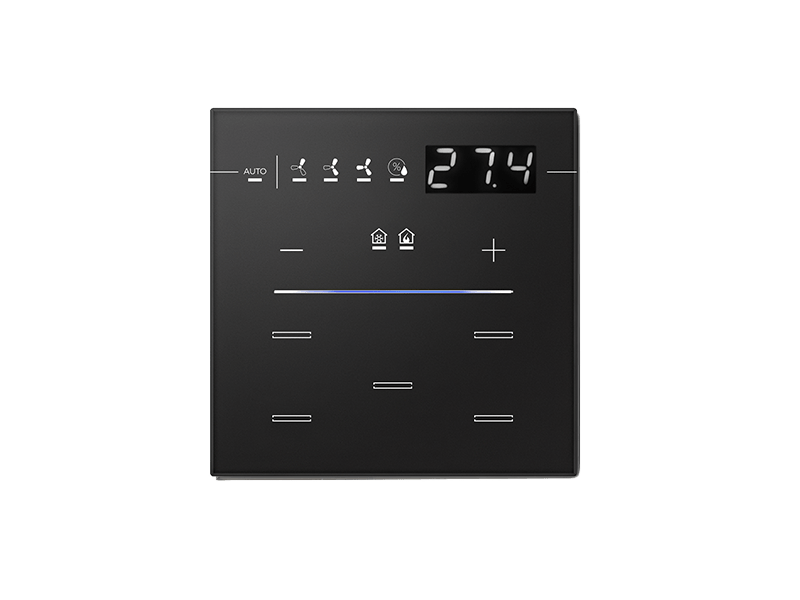 Single Glass - Hotel Display - Line Series - Black – Eelectron