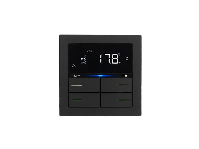 Eelectron OL-U KNX термостат, 4 кнопки / 8 каналов, RGB-слайдер