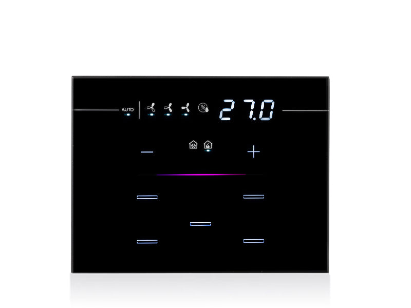 Single Glass - Hotel Display - Line Series - 3 Modules - Black – Eelectron