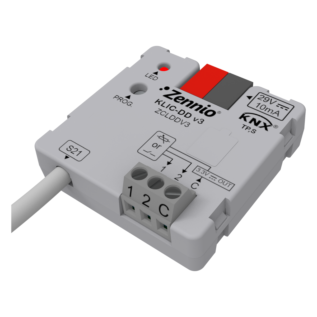 KLIC-DD v3. Daikin-KNX gateway (Residential range) by Zennio