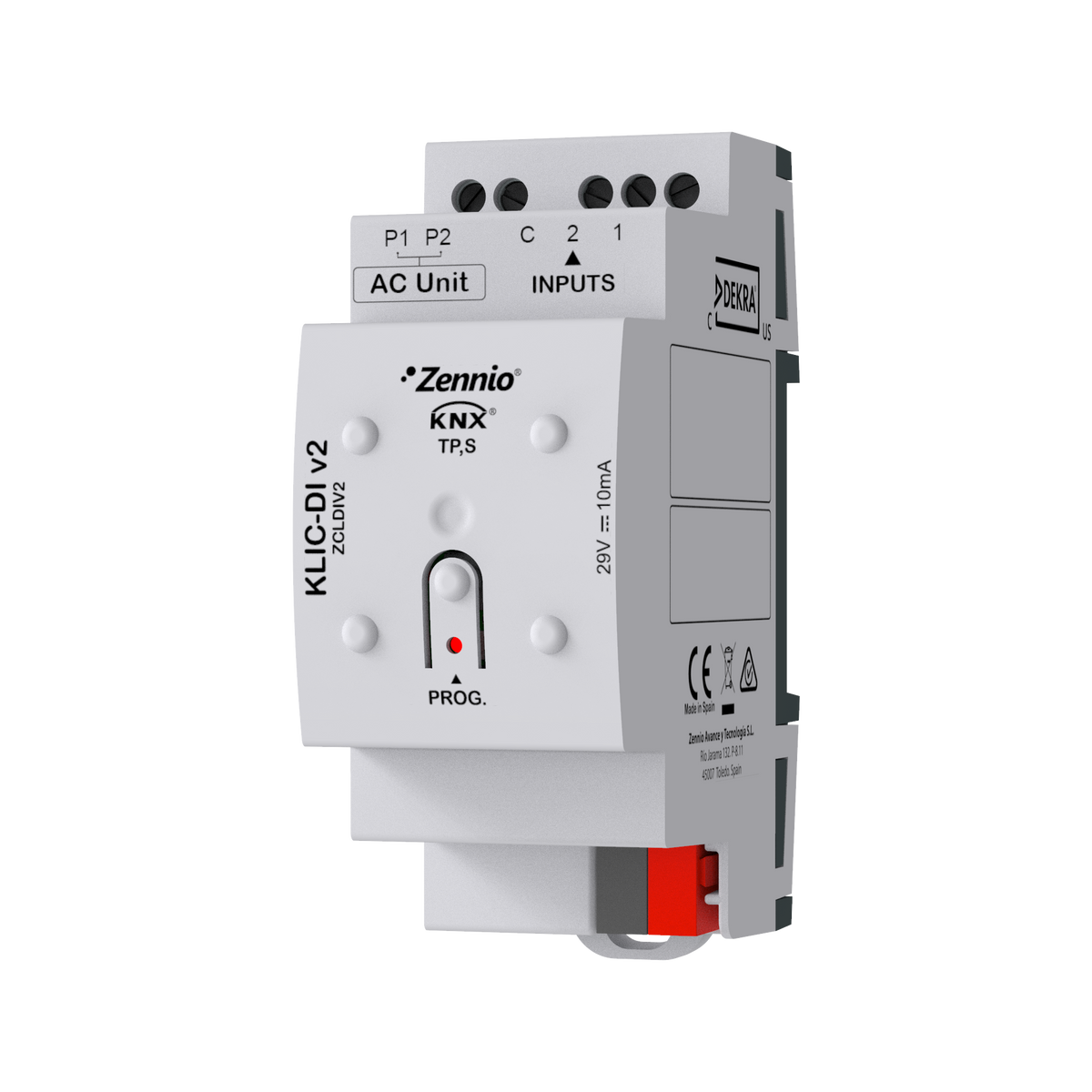 KLIC-DI v2. Daikin-KNX gateway (SKY and VRV range) by Zennio
