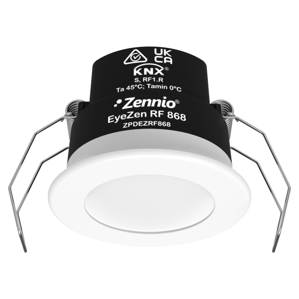 EyeZen RF 868. KNX RF motion detector for ceiling mounting (868 MHz) - White by Zennio