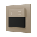 Presentia W2 v2. KNX motion detector for wall mounting - 2 buttons - Champagne by Zennio