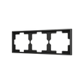 ZS70. 3-gang Frame - Anthracite by Zennio
