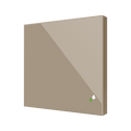 Flat Sensato v2. KNX Humidity and Temperature sensor for flush mounting - Champagne by Zennio
