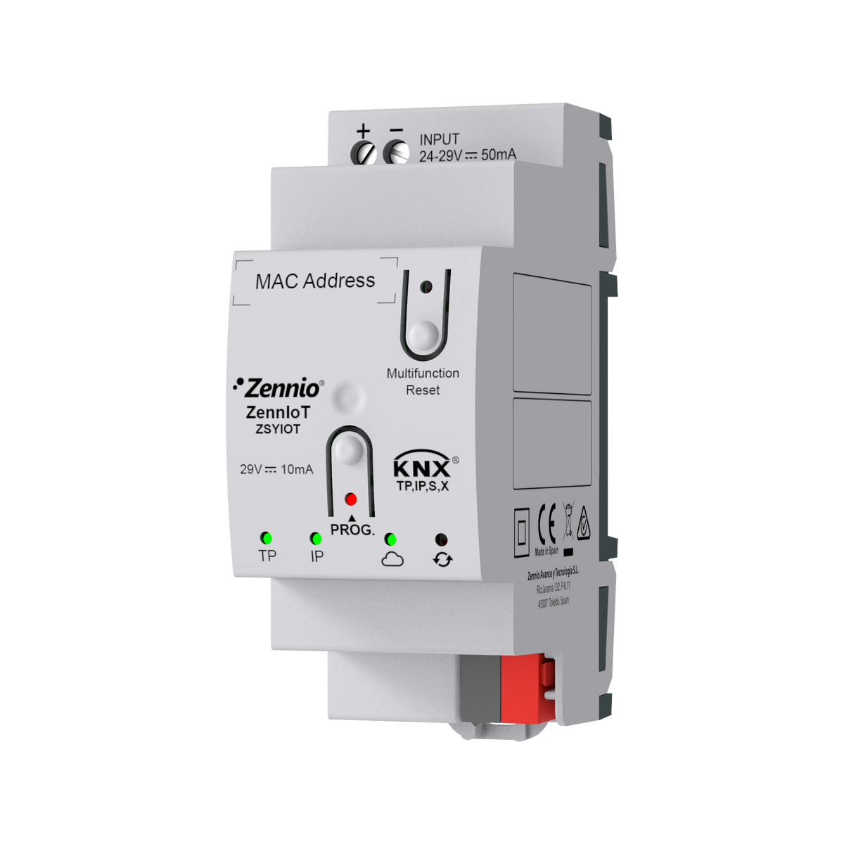 ZennIoT. Device for remote control with Zennio Remote that also works as a programming interface by Zennio