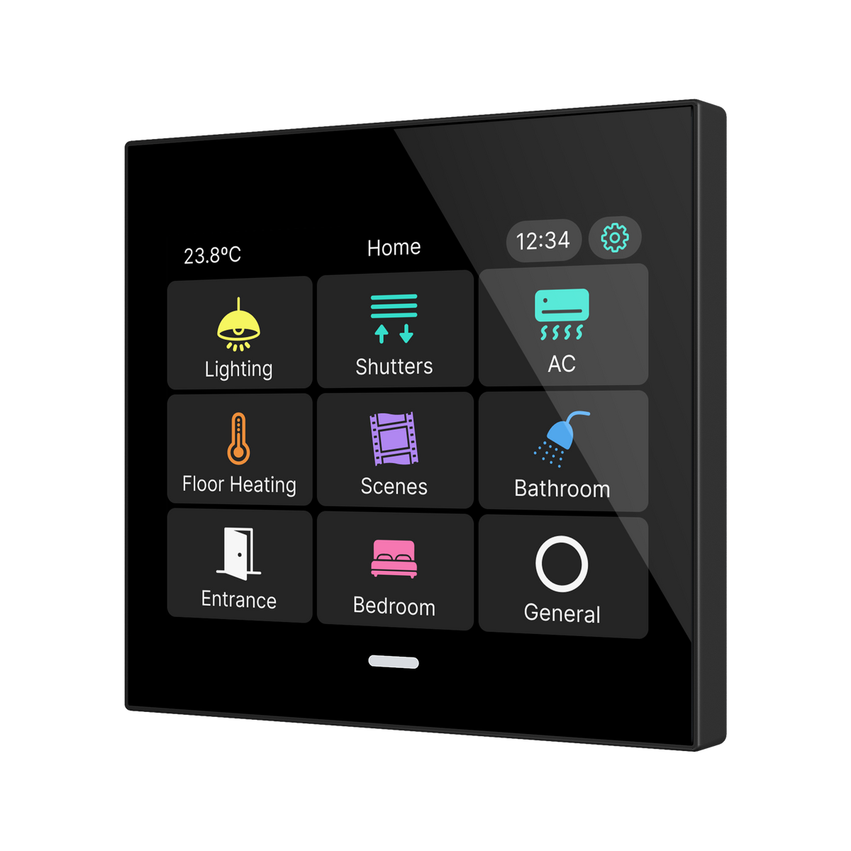 CX35 KNX 3.5″ telpas kontrolleris - Antracīts