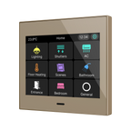 CX35. KNX capacitive touch panel 3,5" - Champagne by Zennio