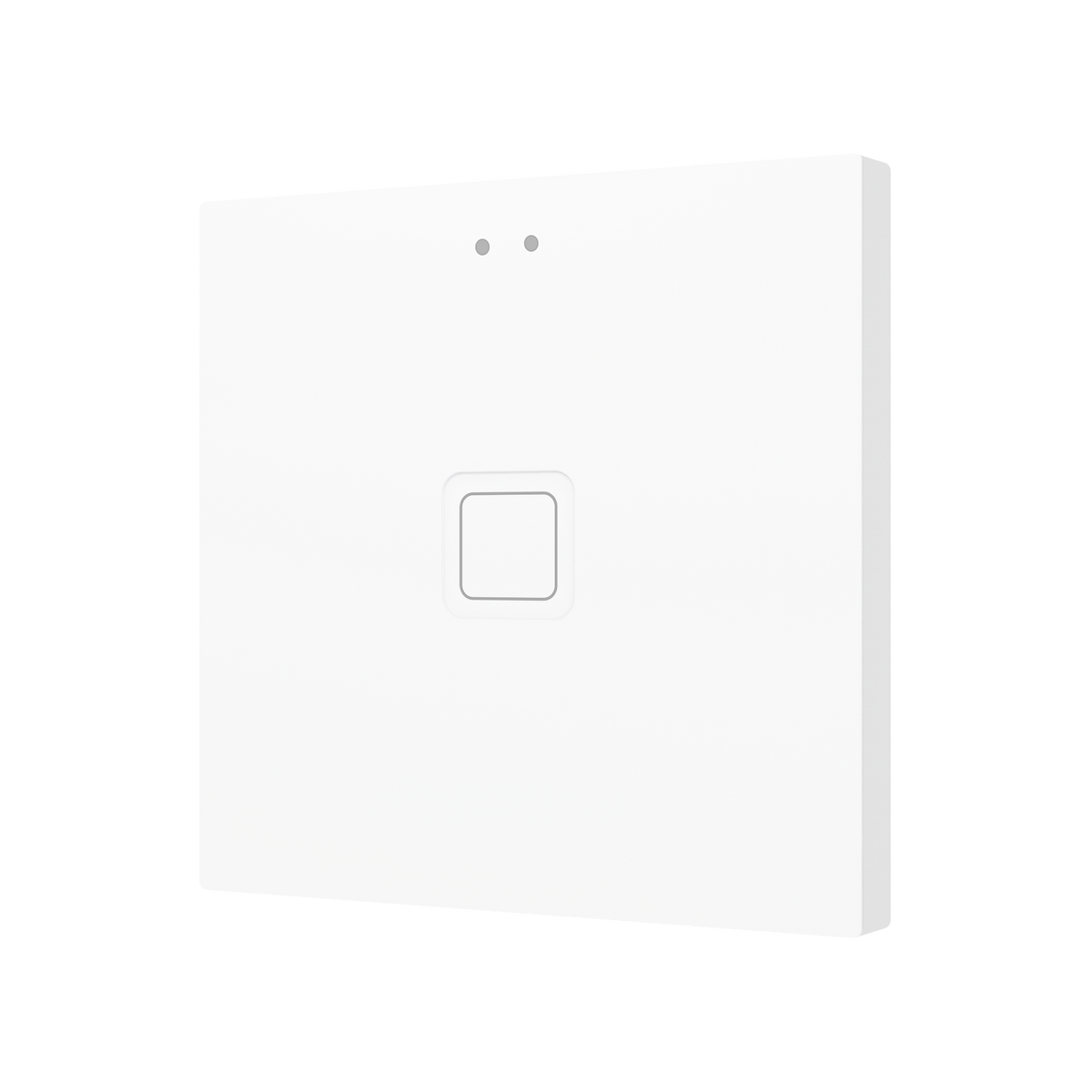 Tecla RGB 1. PC-ABS Capacitive push button - 1 button - White by Zennio