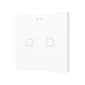 Tecla RGB 2. PC-ABS Capacitive push button - 2 buttons - White by Zennio
