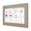 Z70 v2. Color capacitive touch panel (7" display) - Champagne by Zennio