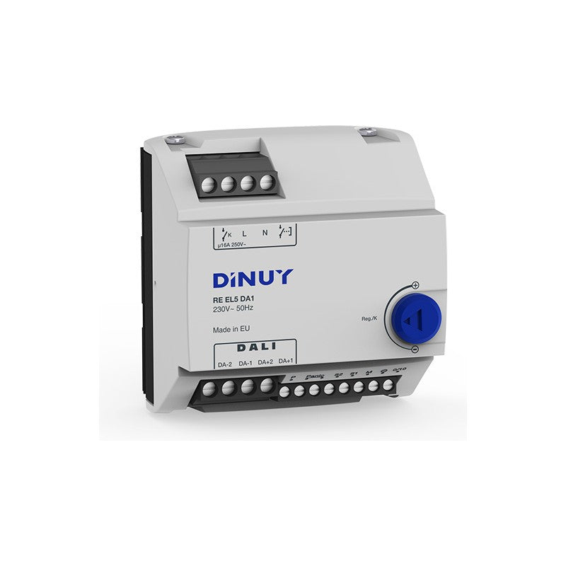 DALI broadcast dimmer, 128 drivers, DIN rail – Dinuy