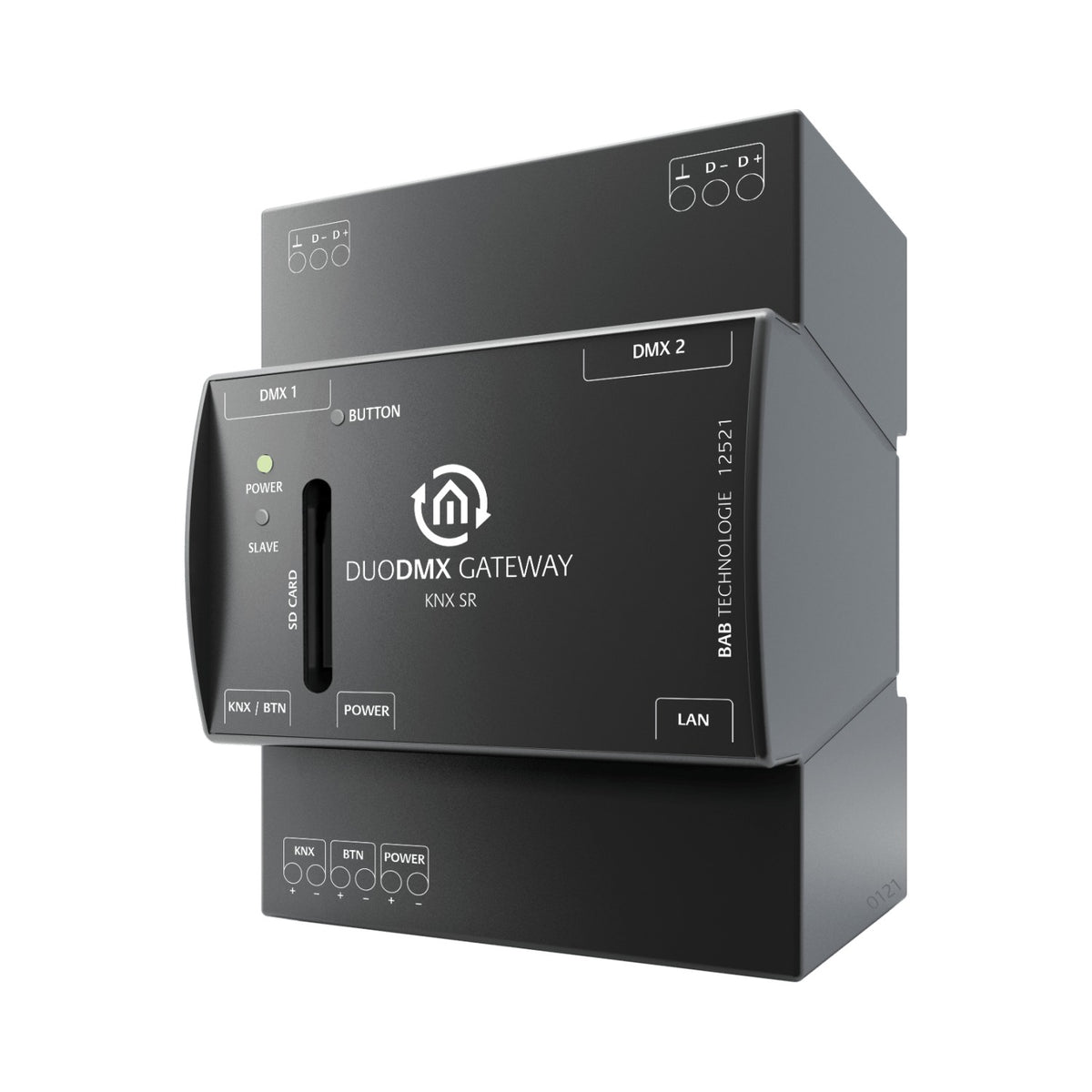 BAB TECHNOLOGIE DUODMX GATEWAY KNX SR REG – 2 × DMX512