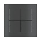 Ekinex 71 series KNX 4-channel basic pushbutton (no LED) EK-E23-TP – assembled device