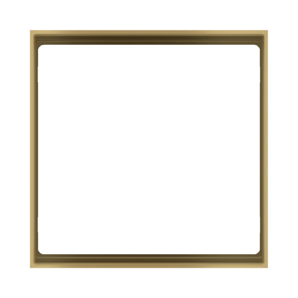 Ekinex FF / 71 series square frame Form 86x86 EK-FOQ – Metal Brass 26 (GBC)