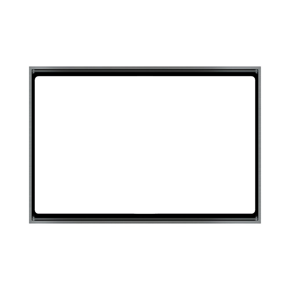Ekinex FF / 71 series rectangular frame Form 126x86 EK-FOR – Metal Carbon (GBU)