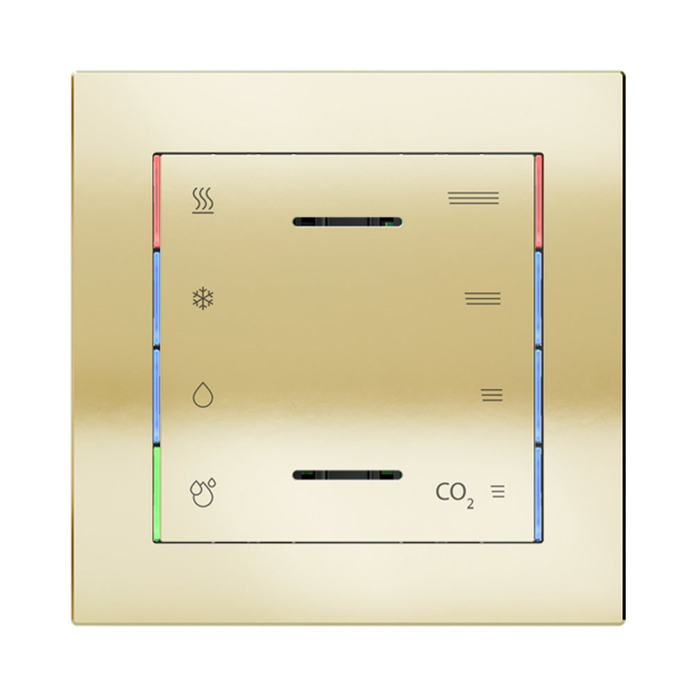 Ekinex front cover 60x60 for multisensor EK-ET3-TP EK-T1Q-ET2 – Metal HT Champagne (CHA)