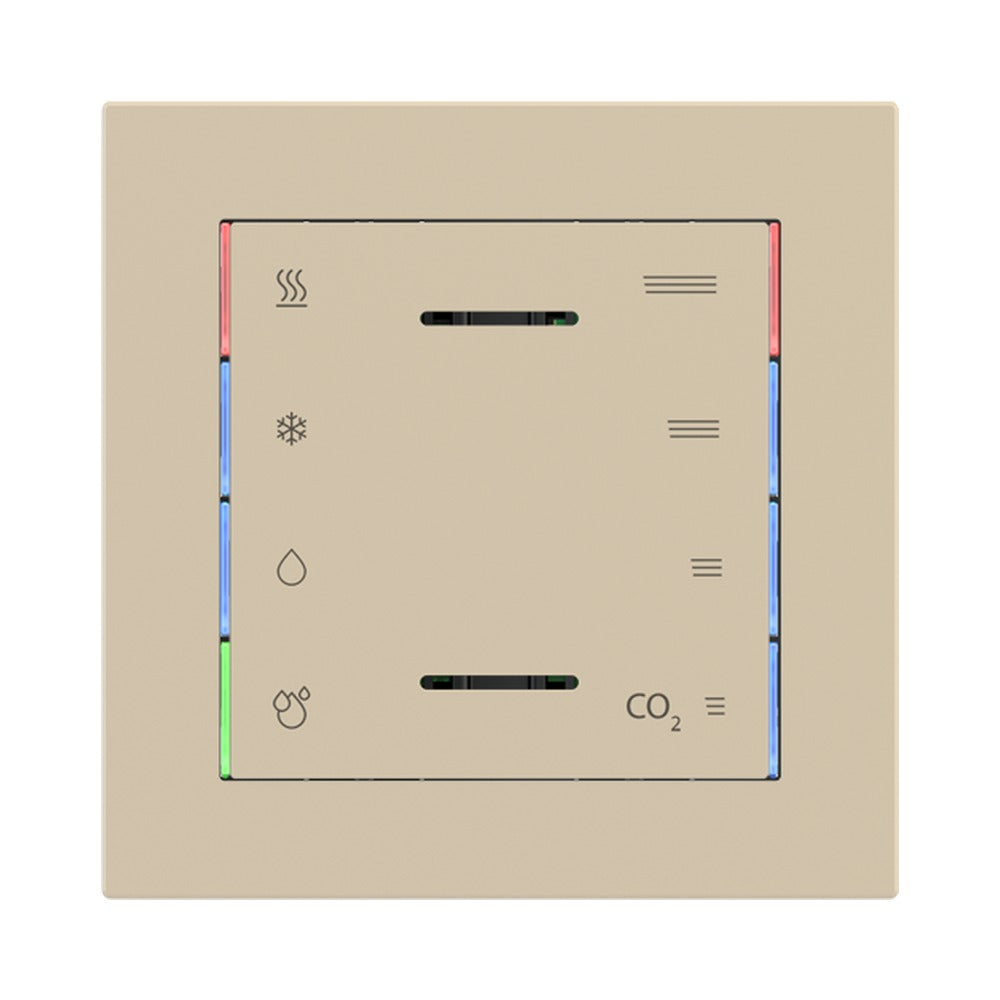 Ekinex front cover 60x60 for multisensor EK-ET3-TP EK-T1Q-ET2 – Fenix NTM Beige Luxor (FBL)