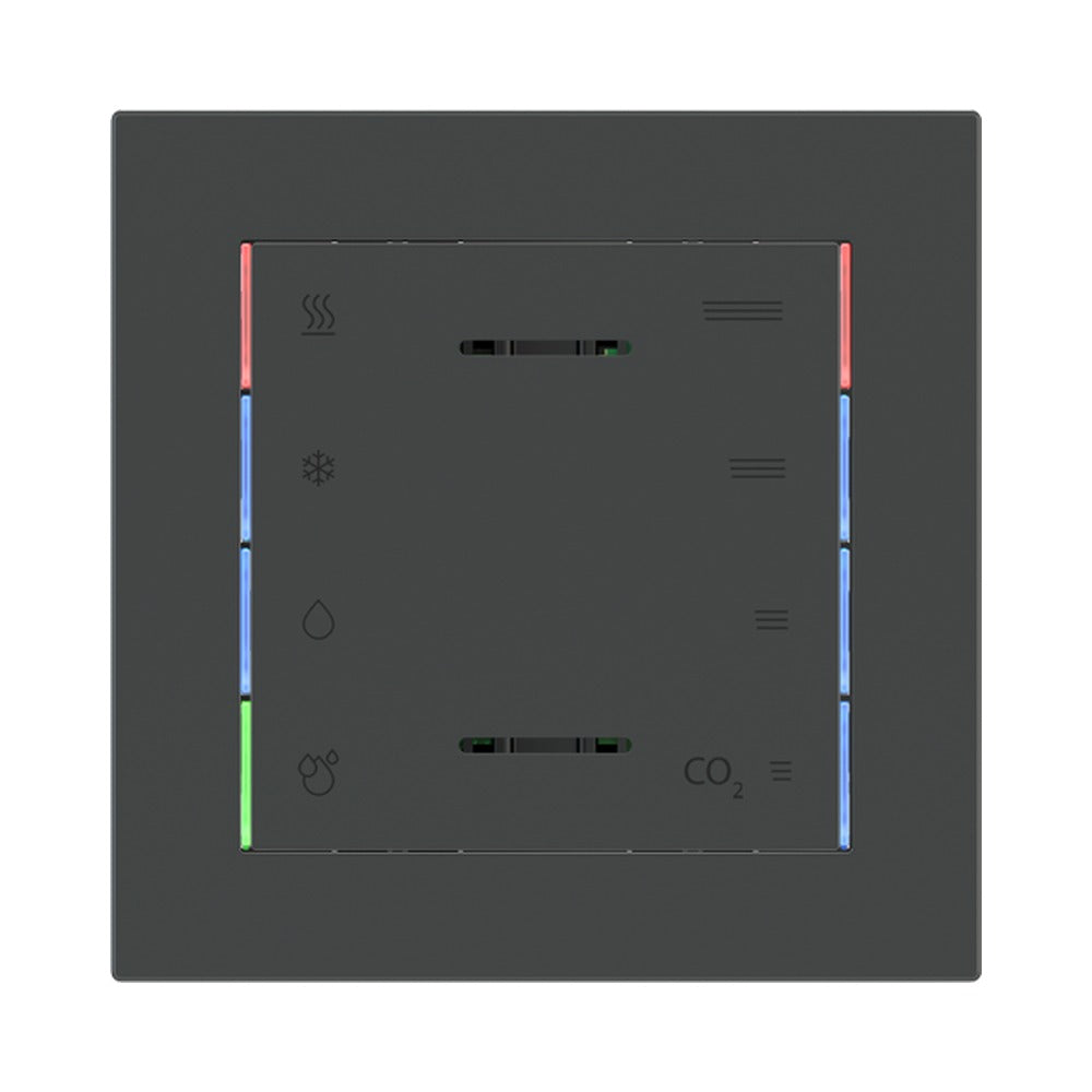 Ekinex front cover 60x60 for multisensor EK-ET3-TP EK-T1Q-ET2 – Fenix NTM Grey Bromine (FGB)