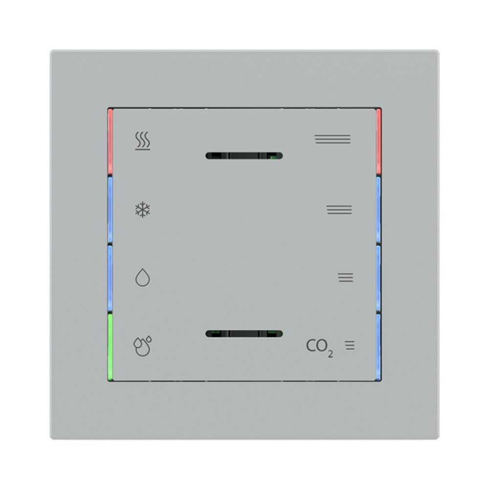 Ekinex front cover 60x60 for multisensor EK-ET3-TP EK-T1Q-ET2 – Fenix NTM Grey Ephesus (FGE)